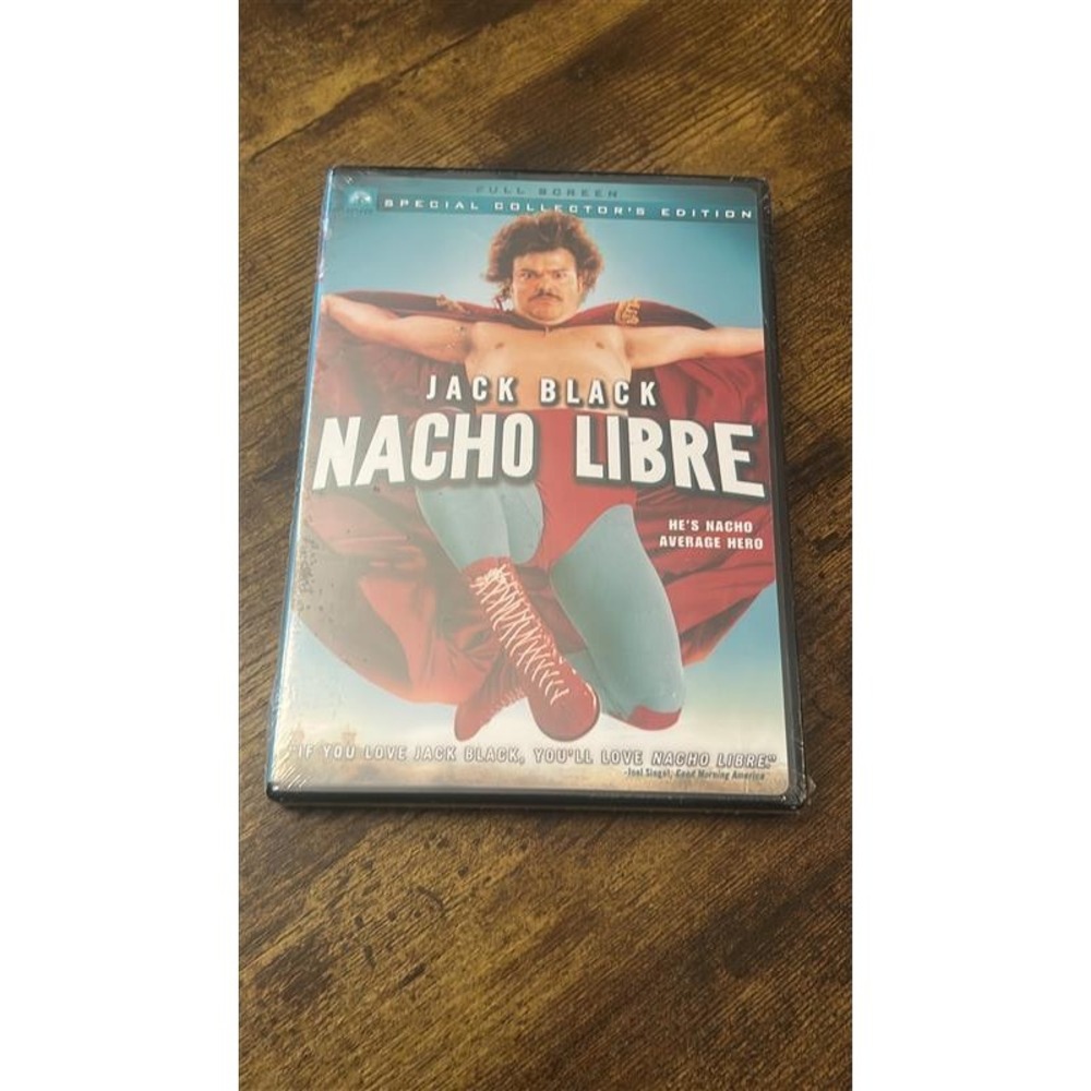 Nacho Libre DVD Special Collector's Edition Jack Black Full Screen New Sealed